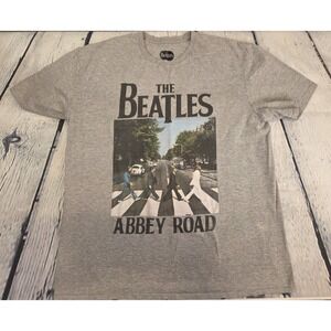 BEATLES Abbey Road Graphic Tee Gray  Sz Xl